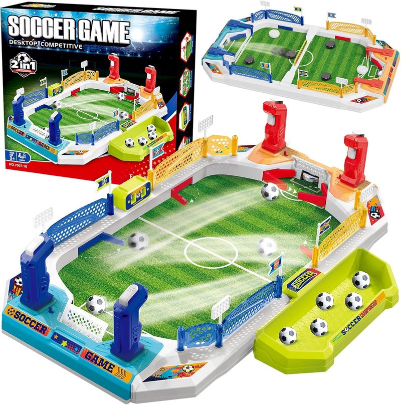 spring flower Mini Foosball Table Game for Kids, Soccer Board Game Gifts for 4 5 6 7 8-12 Year Old Boys, Toys for Age 4-6 5-7 8-12, Birthday Soccer Gifts Toy for Boys Girls - Image 1